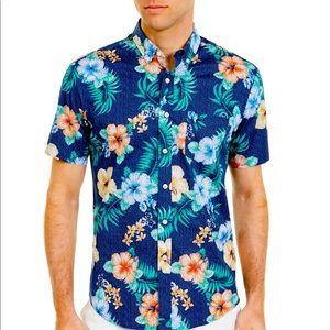 Club Room Floral Dress Shirt